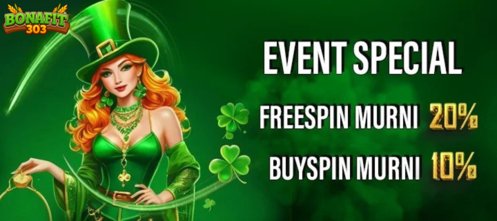 Event Freespin Murni 20% & Buy Freespin 10%